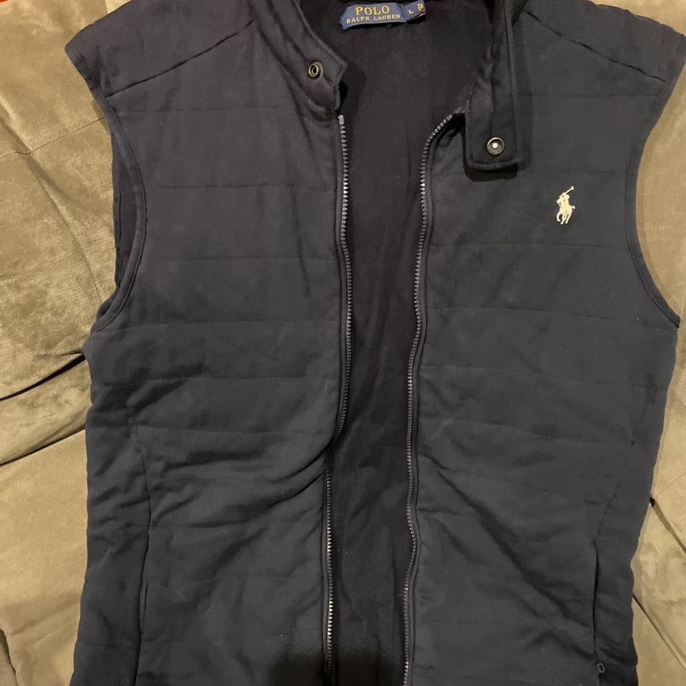Ralph Lauren Men’s Navy Quilted Vest